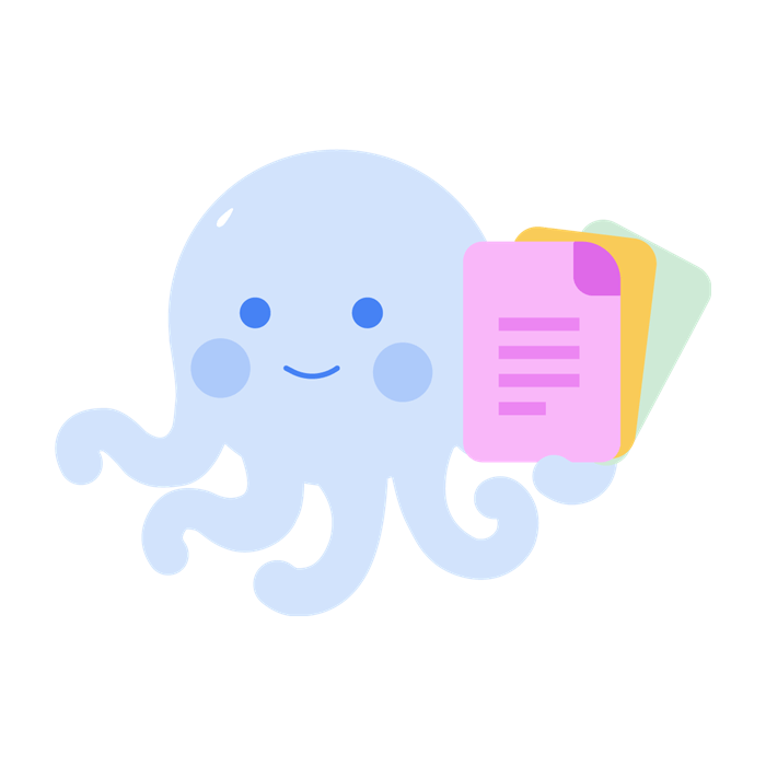 The Doctopus holding documents